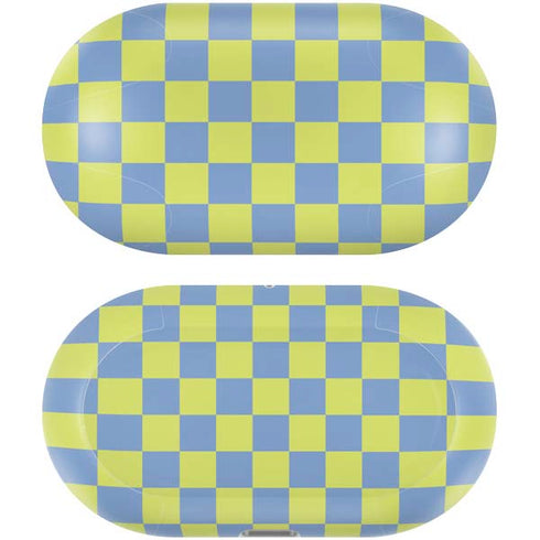 Neon Checkered Galaxy Buds Plus Skin